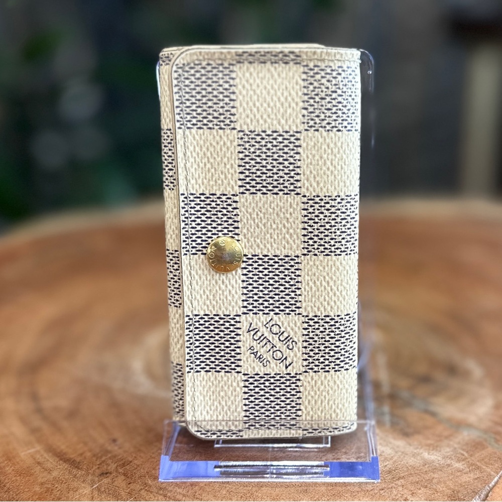 Louis Vuitton Damier Azur Multiclés 4 Key Holder Key Case France 2017